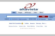 Altavista-Startseite: Erinnerungen werden wach. (Foto: screenshot, Memento vom 13. Juli 2007 von archive.com)